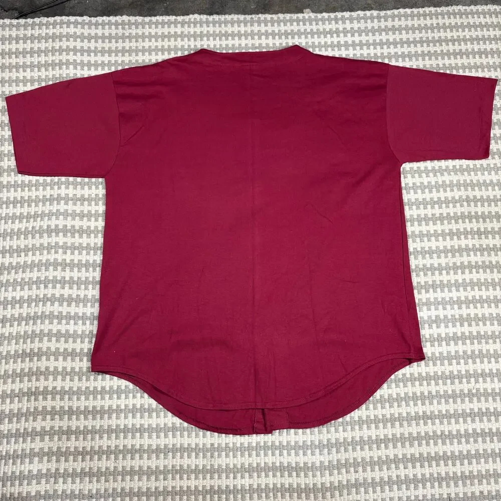 Vintage 90s Boa Sportswear Alabama Crimson Tide 'Bama' Baseball Jersey XL‎